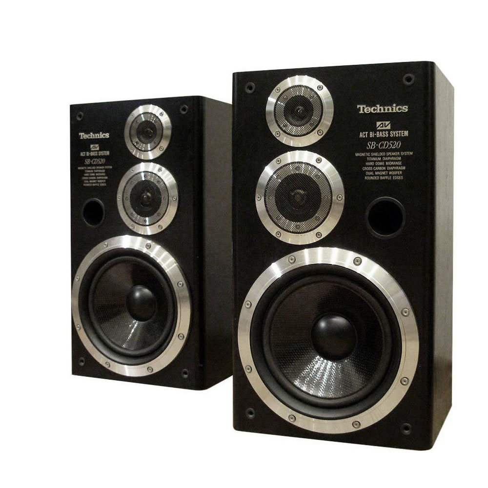 Parlantes Technics SB-CD520 3 vías (par) SIN GRILLA